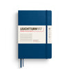 MEDIUM (A5) NOTEBOOK HARDCOVER, INDIGO (Multiple Styles) — by Leuchtturm1917