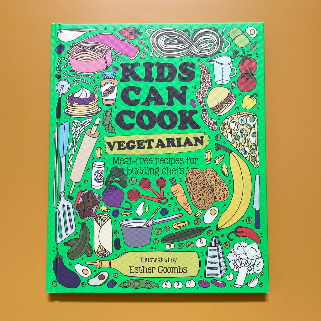 KIDS CAN COOK VEGETARIAN: Meat-free recipes for budding chefs — Illustré par Esther Goombs