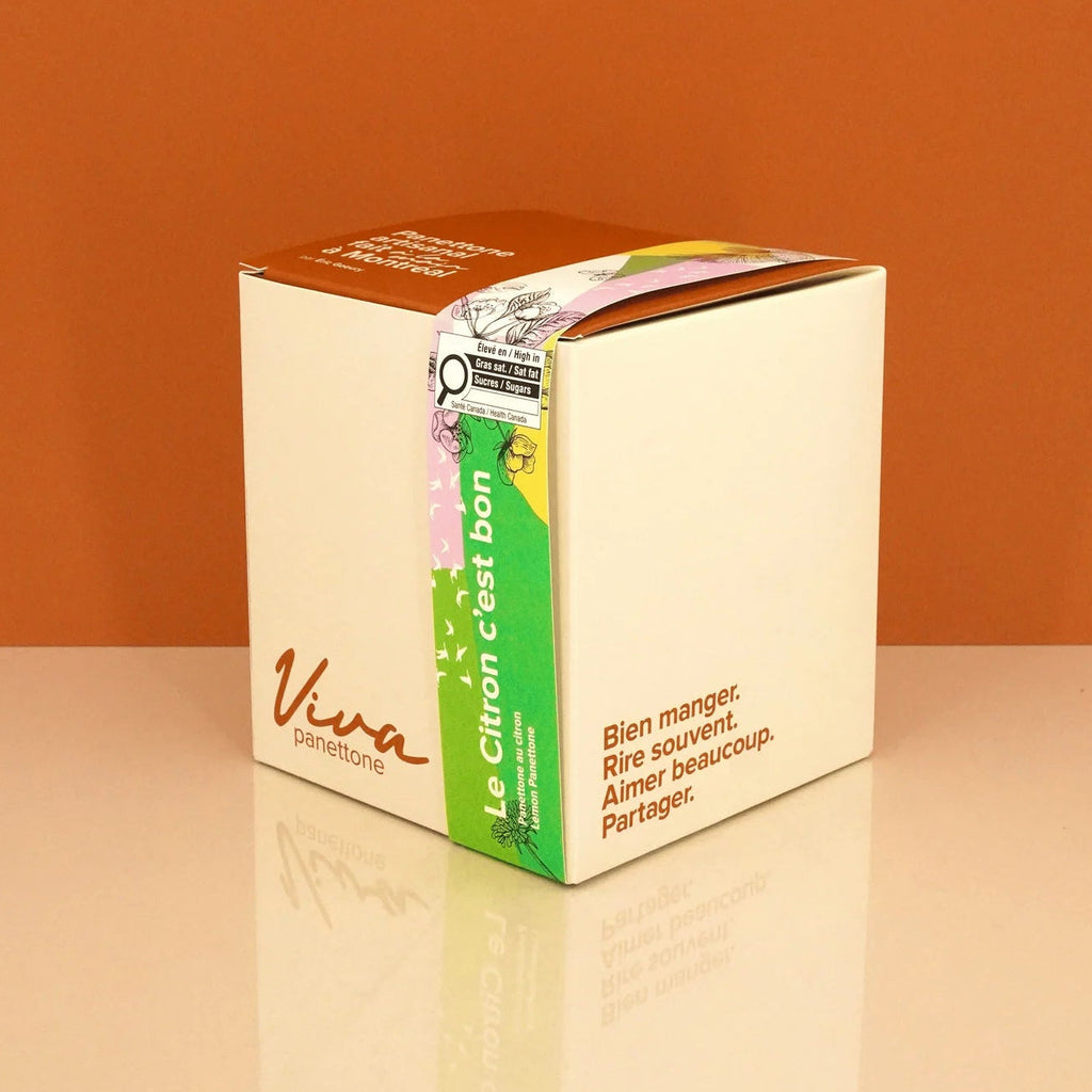 « LE CITRON C'EST BON » PANETTONE (Plusieurs formats) — par Viva Panettone