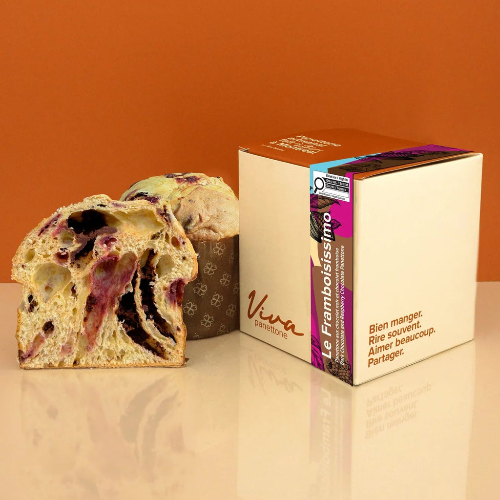 “LE FRAMBOISISSIMO” PANETTONE (Different Sizes) — by Viva Panettone