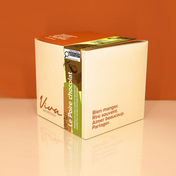 « LE POIRE CHOCOLAT » PANETTONE (Plusieurs formats) — par Viva Panettone