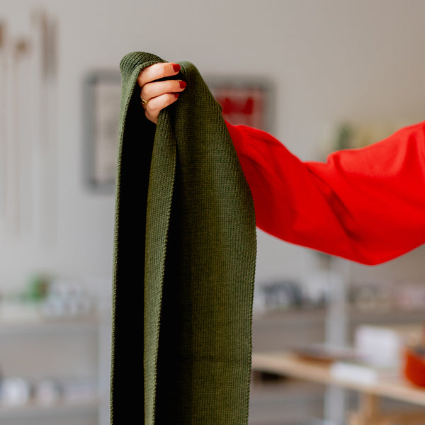 THE MERINO SCARF - Olive — by Milo & Dexter