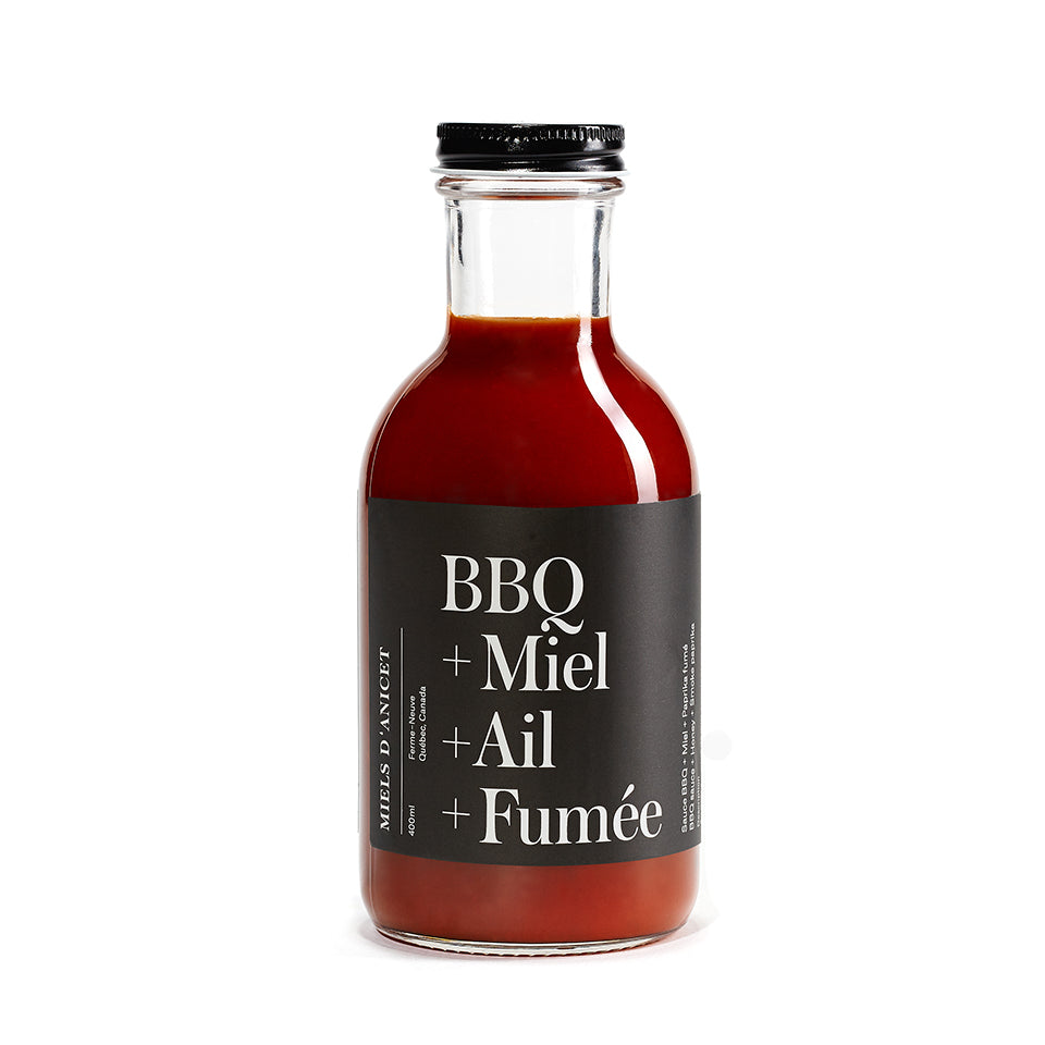 BBQ SAUCE HONEY + GARLIC + SMOKE — by Miels d'Anicet