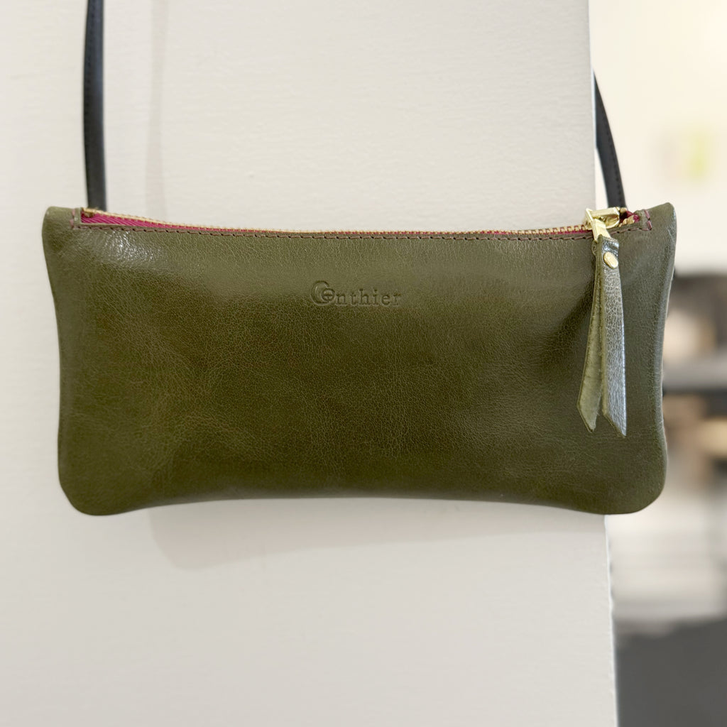 MILANO HANDBAG - Olive Leather — by Gonthier Atelier