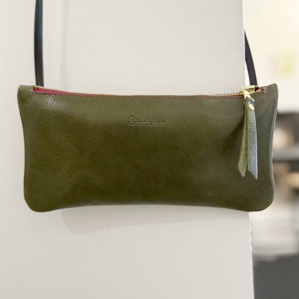 MILANO HANDBAG - Olive Leather — by Gonthier Atelier