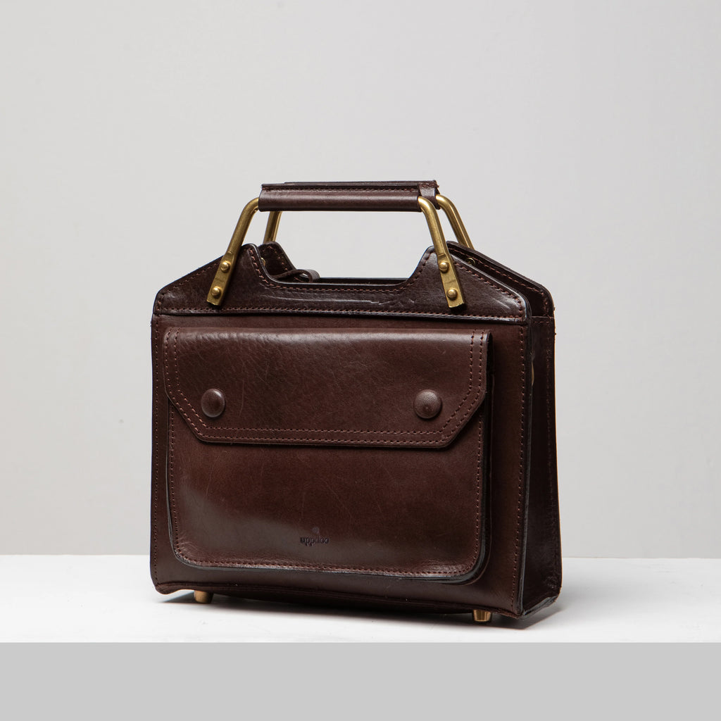 SAC BANDOULIÈRE NEO RETRO GRAND - Espresso — par Uppdoo