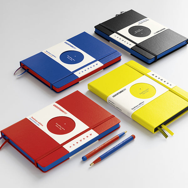MEDIUM (A5) NOTEBOOK HARDCOVER, BAUHAUS EDITION (Multiple Colors) — by Leuchtturm1917