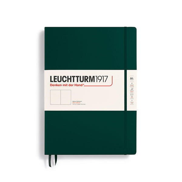 MASTER CLASSIC (A4+) NOTEBOOK HARDCOVER, FOREST GREEN (Multiple Styles) — by Leuchtturm1917