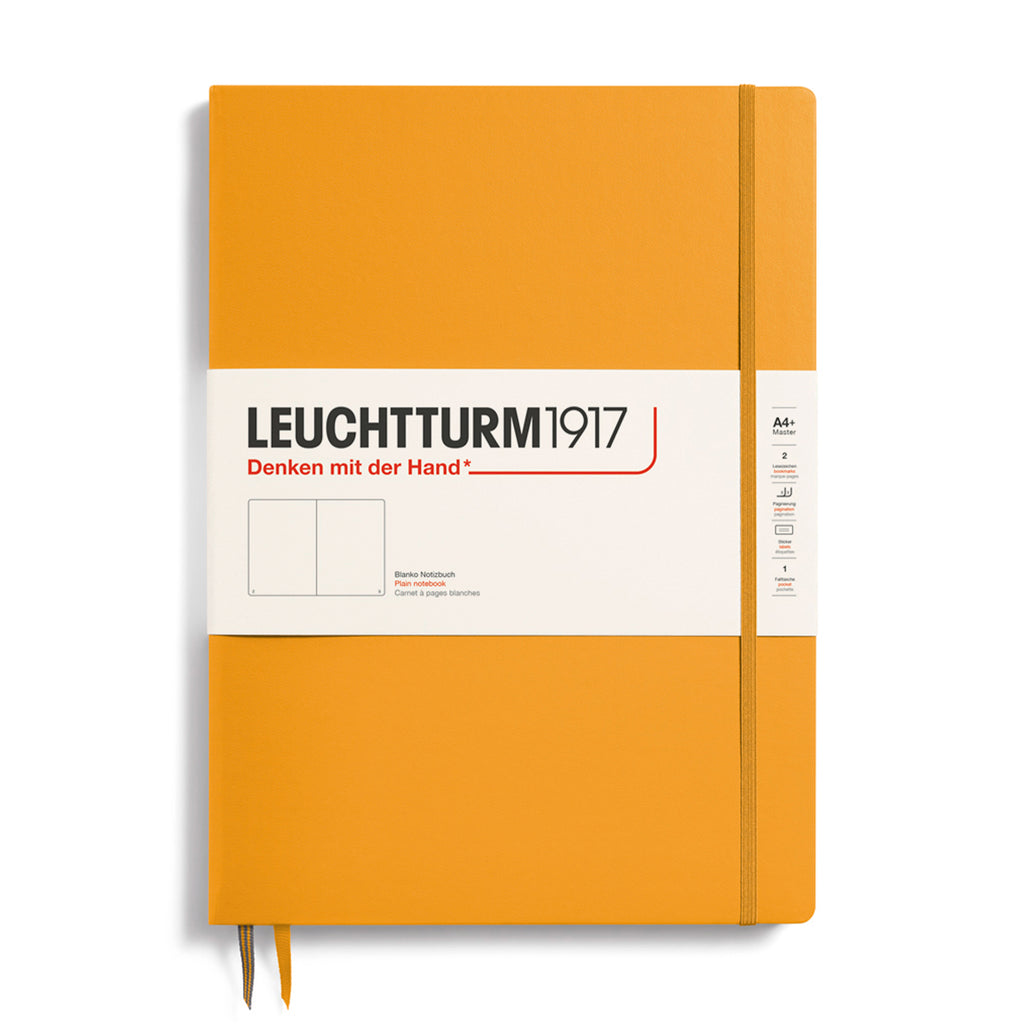 CARNET DE NOTE « MASTER SLIM » (A4+) COUVERTURE RIGIDE, RISING SUN (Plusieurs styles) — par Leuchtturm 1917