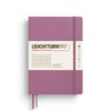 MEDIUM (A5) NOTEBOOK HARDCOVER, DUSTY ROSE (Multiple Styles) — by Leuchtturm1917