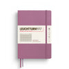 MEDIUM (A5) NOTEBOOK HARDCOVER, DUSTY ROSE (Multiple Styles) — by Leuchtturm1917