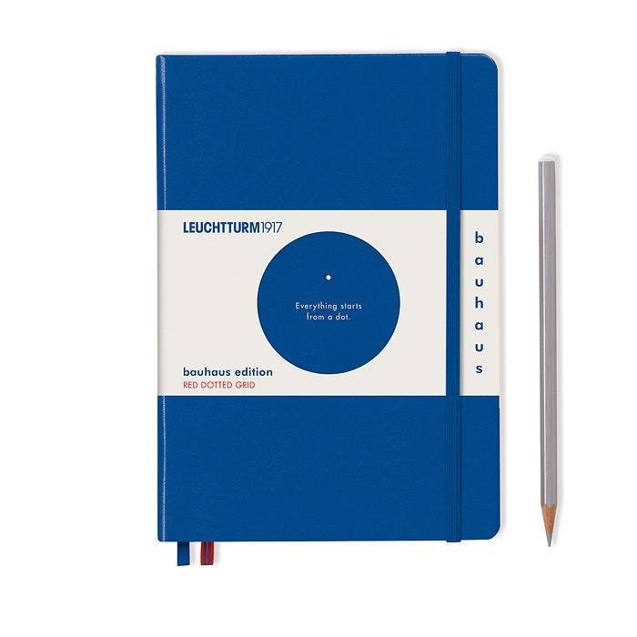 CARNET DE NOTE MOYEN (A5) COUVERTURE RIGIDE, ÉDITION BAUHAUS (Plusieurs couleurs) — par Leuchtturm 1917