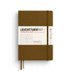 MEDIUM (A5) NOTEBOOK HARDCOVER, SPICE BROWN (Multiple Styles) — by Leuchtturm1917