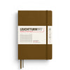 MEDIUM (A5) NOTEBOOK HARDCOVER, SPICE BROWN (Multiple Styles) — by Leuchtturm1917