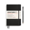 MEDIUM (A5) NOTEBOOK SOFTCOVER, BLACK (Multiple Styles) — by Leuchtturm1917