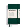 POCKET NOTEBOOK (A6) HARDCOVER, FOREST GREEN (Multiple Styles) — by Leuchtturm1917
