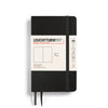 POCKET NOTEBOOK (A6) SOFTCOVER, BLACK (Multiple Styles) — by Leuchtturm1917