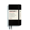 POCKET NOTEBOOK (A6) SOFTCOVER, BLACK (Multiple Styles) — by Leuchtturm1917