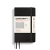 POCKET NOTEBOOK (A6) SOFTCOVER, BLACK (Multiple Styles) — by Leuchtturm1917