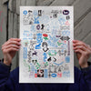 OSKI FLASH, 29,7 x 42 cm (A3) – par Oski
