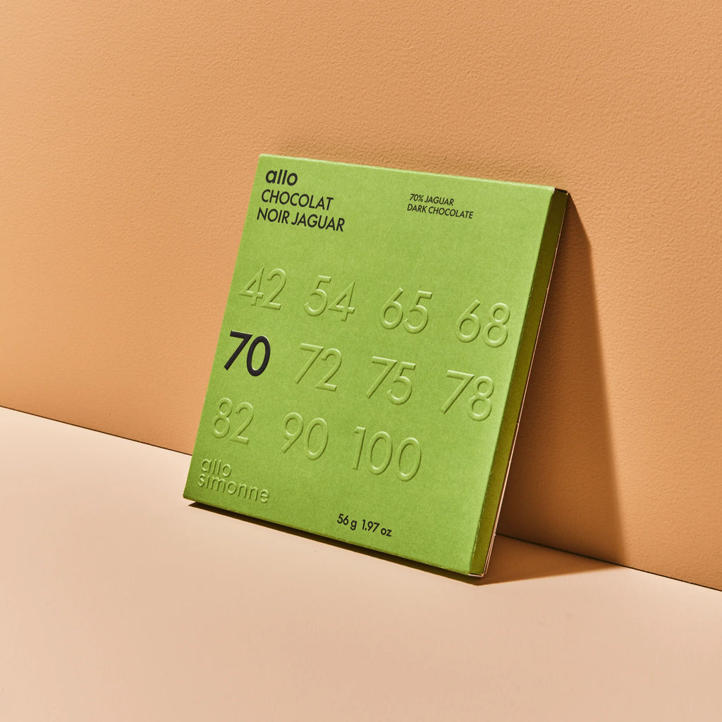 TABLETTE CHOCOLAT NOIR JAGUAR 70% — par Allo Simone 