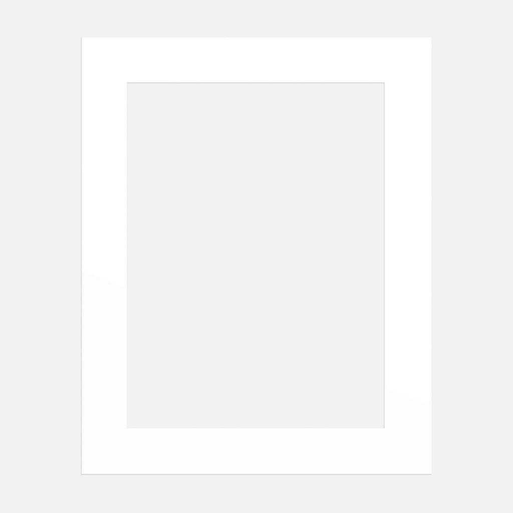 WHITE PICTURE MATS (multiple sizes)