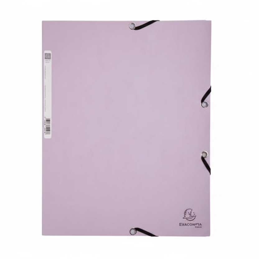 Multiple Folder File FOLDER 3 FLAPS ELASTICATED, 400g, A4 (Multiple colors) — by Exacompta ...