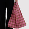 STANDARD "AZALEA PINK TARTAN" REUSABLE BAG — by Baggu