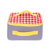 SQUARE LUNCH GINGHAM RED — by FLUF