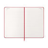 AGENDA JOURNALIER 2027 – FORMAT LARGE, COUVERTURE RIGIDE, ROUGE ÉCARLATE — par Moleskine