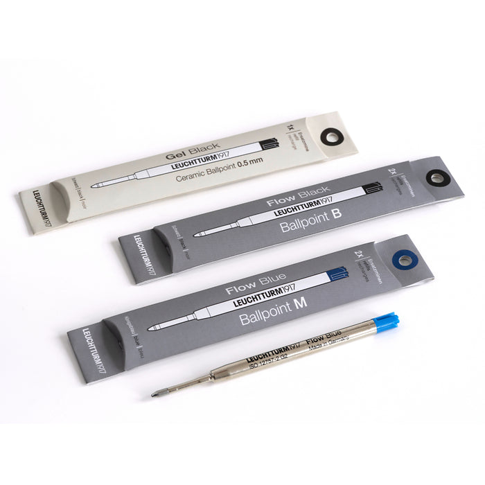 REFILL M FOR DREHGRIFFEL NR.1,(2 PCS) BALLPOINT PEN (Multiple Colors) — by Leuchtturm1917
