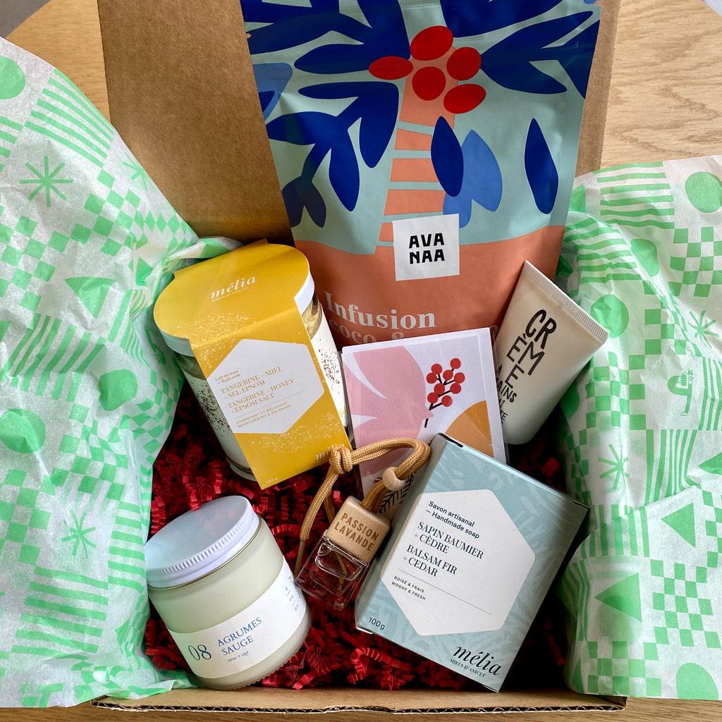 BOÎTE DÉCOUVERTE DÉTENTE - Produits locaux