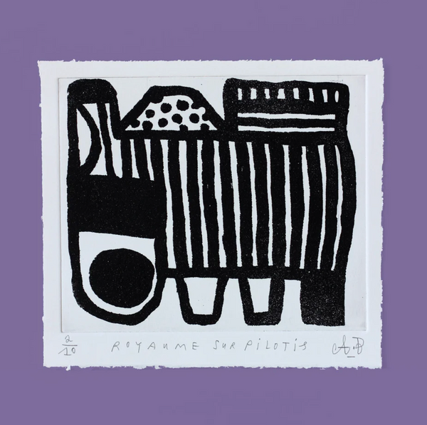 ROYAUME SUR PILOTIS, 18 x 20 cm (Sugar etching) – by Atelier Bingo