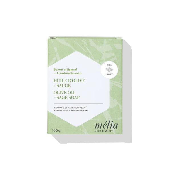 SAVON HUILE D'OLIVE + SAUGE — par Mélia