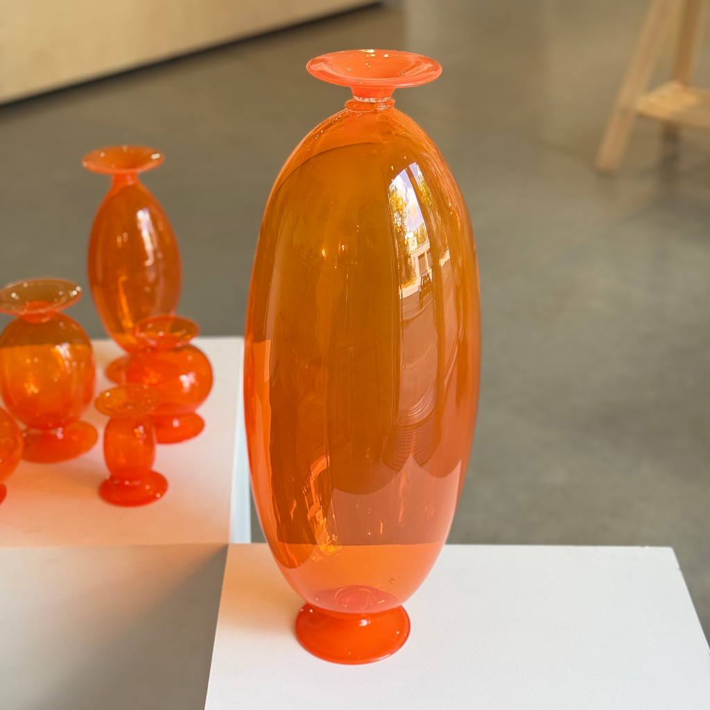 Arlequin 14 (Vase sculptural en verre) – par Sécrétion Féline