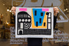 STRUCTURE PERMANANTES, TEMPORAIRES & EPHÉMÈRES – 50 x 40 cm (sérigraphie) — par Atelier Bingo