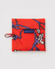 STANDARD "RED SNAPDRAGON" REUSABLE BAG — by Baggu