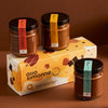 YELLOW BOX – Gourmet Trio, Hazelnut & Chocolate Spreads — by Allo Simone