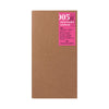 TRAVELER’S NOTEBOOK 005 – RECHARGE JOURNAL LIBRE (QUOTIDIEN) — par Traveler’s Company