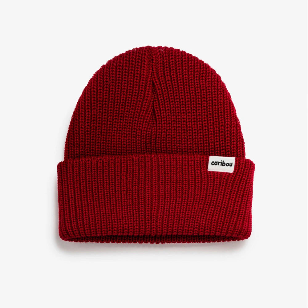 FISHERMAN BEANIE – Burgundy (Kids & Adults) — by Caribou