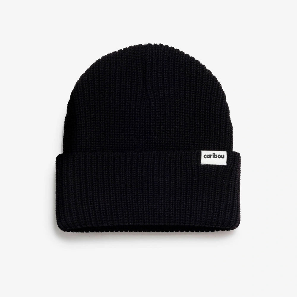 FISHERMAN BEANIE – Black (Adults) — by Caribou