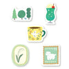 WASHI FLAKE STICKERS – Green — by Furukawashiko