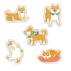 AUTOCOLLANTS EN WASHI DÉCOUPÉS – Shiba Inu — par Furukawashiko