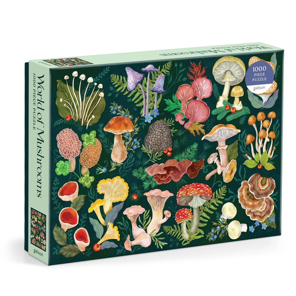 CASSE-TÊTE « WORLD OF MUSHROOMS » 1000 MORCEAUX — par Olga Akbarova