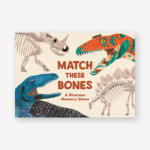 MATCH THESE BONES : DINOSAUR MEMORY GAME — by Laurence King Publishing