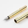 SOLID BRASS FOUNTAIN PEN — by Traveler's Company