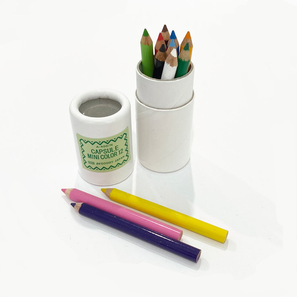 Capsule MINI – 12 Mini crayons de couleur
