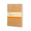 SET OF 3 CAHIER JOURNAL KRAFT (Different sizes + styles) — by Moleskine