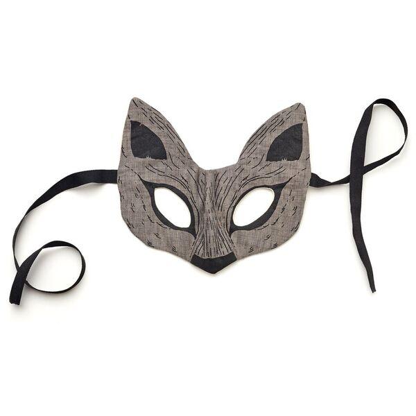 WOLF SCREEN PRINTED MASK — by La fée raille