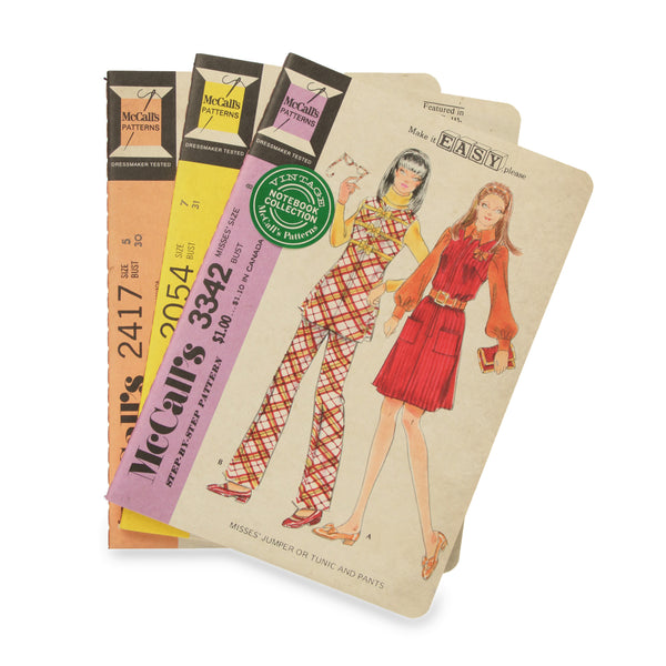 VINTAGE MCCALL'S PATTERNS NOTEBOOK COLLECTION — by Chronicle Books